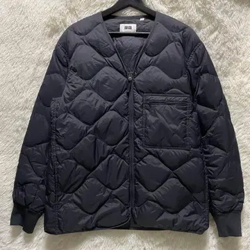 새상품급 UNIQLO U 리사이클 다운 자켓 다크 그레이 L 사이즈