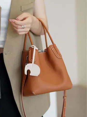 브라운 버킷백 엘리펀트 참 포함