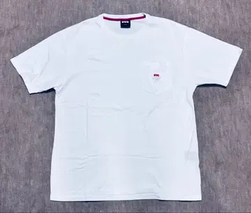 FTC 화이트 T셔츠 M 사이즈 포켓 부착