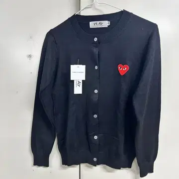 PLAY 블랙 가디건 M 사이즈