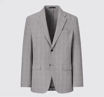 미사용 새상품 유니클로 감동 자켓 글렌체크