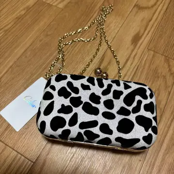 레오파드 무늬 숄더백