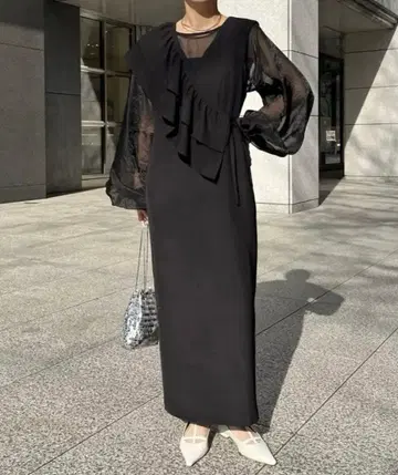 [ 새상품급 ] CAPRICIEUX LEMAGE 포멀 드레스 블랙 PS