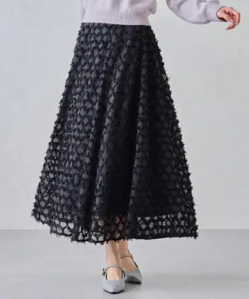 [ 새상품 ] Misch Masch 다이아 자카드 플레어 스커트