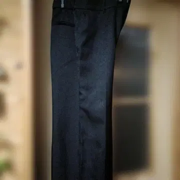 안피로 블랙 와이드 팬츠