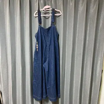 데님 살로펫 자수 포함