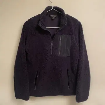 LRL 랄프 로렌 네이비 플리스 자켓 하프 지퍼