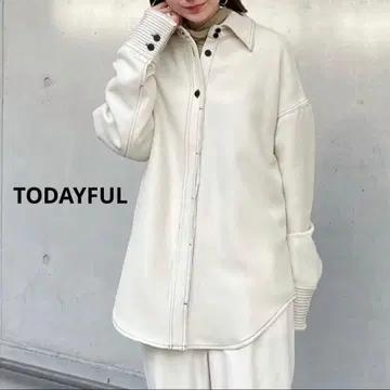 TODAYFUL 스티치 울 셔츠