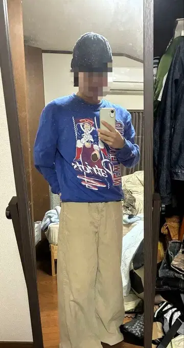 Mitchell & Ness 파랑 맨투맨