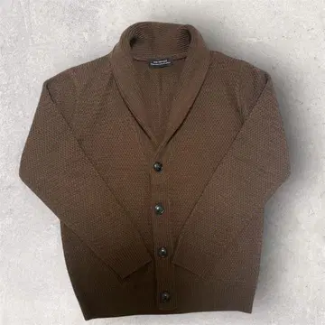 [ 컨디션 최상 ] 나노 유니버스 숄 니트 가디건 S 브라운
