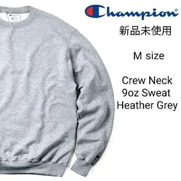 미사용 새상품 챔피온 무지 맨투맨 트레이닝복 헤더 그레이 M 사이즈