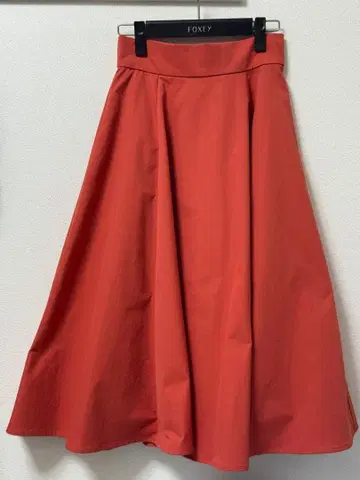 오렌지 플레어 스커트 M 사이즈