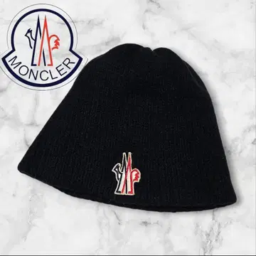 MONCLER 블랙 니트 모자