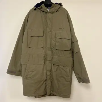 LL BEAN 마운틴 후드티 스톰 코트 L 사이즈