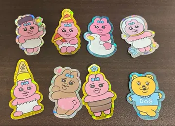 빤쮸토끼 키라키라 스티커 8종 덤 포함