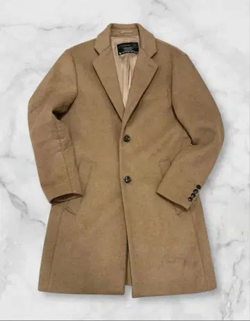 새상품급 EDIFICE 417 체스터 코트 카멜 에디피스 캐시미어