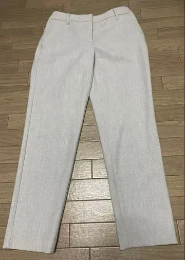 플라스테 PLST 팬츠 화이트 그레이 M 사이즈 가정 세탁 가능