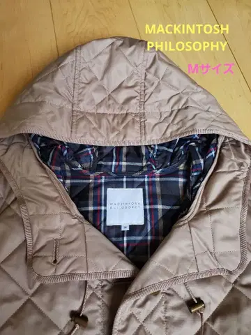 MACKINTOSH PHILOSOPHY 베이지 후드 부착 아우터 M