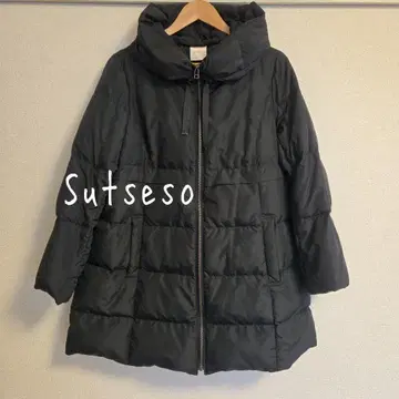 Sutceso 블랙 다운 자켓 다운 80% 페더 20%