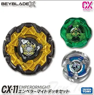 BEYBLADE X CX-11 엠퍼러 마이트 데크 세트 [ 새상품 ]