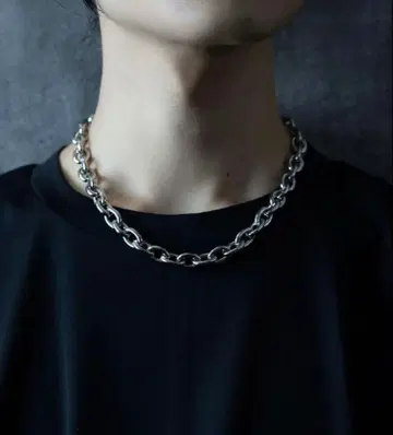 HARE 체인 목걸이 실버 F