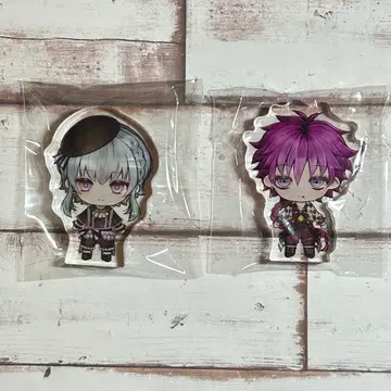 악마 집사와 검은 고양이 아쿠네코 라토 플뢰르 인형 아크릴 스탠드 세트