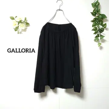 GALLORIA 크루넥 긴팔 블라우스 LL 빅