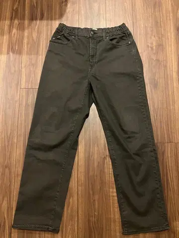 야누크 M 루미 차콜 와이드 데님