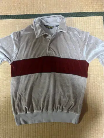 빈티지 하프 버튼 풀오버 벨로아? 사이즈 L