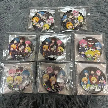 AMPTAKxCOLORS 집합 랜덤 캔뱃지 8개 세트