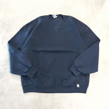 러셀 애슬레틱 맨투맨 구제 의류 무지 M 네이비 16850