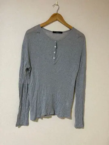 diggity 디기티 텐셀 헨리 롱 셔츠