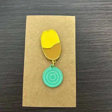 오사카 만박 아랍에미리트 연합국 대추 모티브 핀 배지 노랑