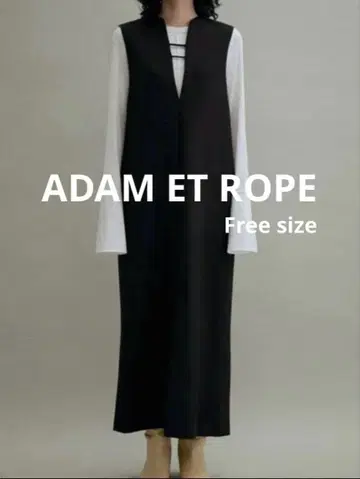 [ ADAM ET ROPE ] 2WAY 키넥 오버롤 스커트 원피스