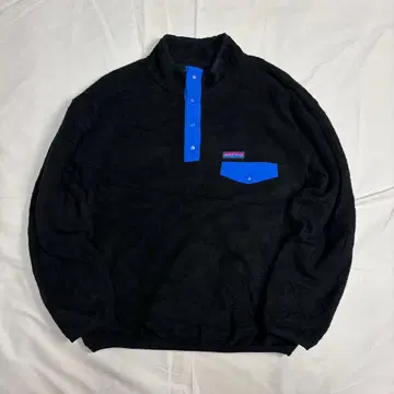 [ GAP ] 플리스 자켓 하프 지퍼 블랙