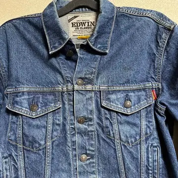 EDWIN US CLASSIC 데님 자켓 구제 의류 아메카지