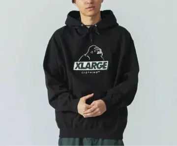 XLARGE 고릴라 자수 블랙 후드티