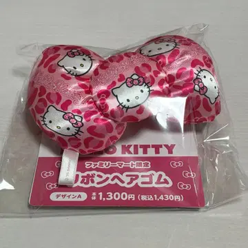 헬로키티 훼미리마트 한정판 리본 머리끈