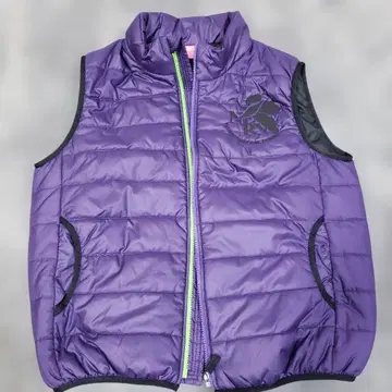 에반게리온 EVA Racing 보라색 퀼팅 베스트 일본제