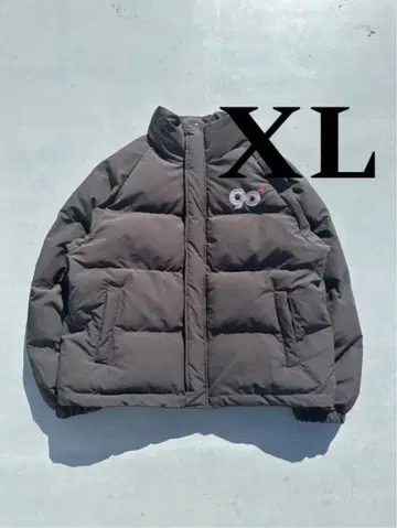 9090 90 로고 리치 퍼퍼 재킷