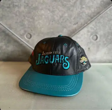 90s Jackson Ville JAGUARS USA제 가죽 캡