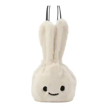 미사용 레어 CUNE 큔 복슬복슬 토끼 복조리 백 숄더 퍼