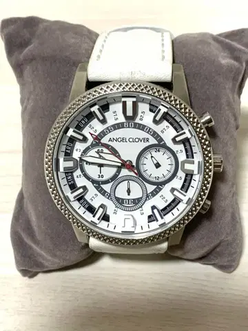 엔젤클로버 크로노그래프 새상품급 중고 가동품