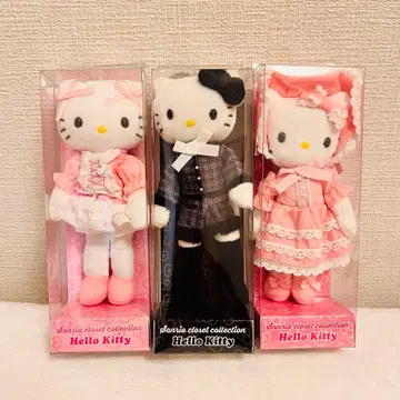 산리오 closet collection 키티 마스코트 홀더 발길이