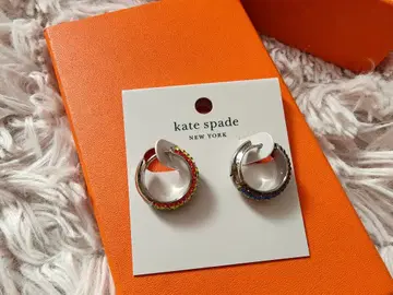 kate spade 컬러풀 후프 귀걸이
