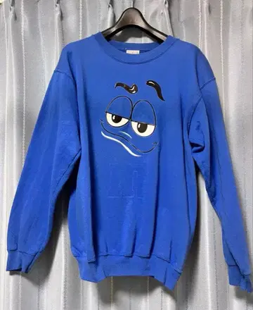 m&m's 캐릭터 프린트 블루 엠앤엠즈 해외 구제 의류