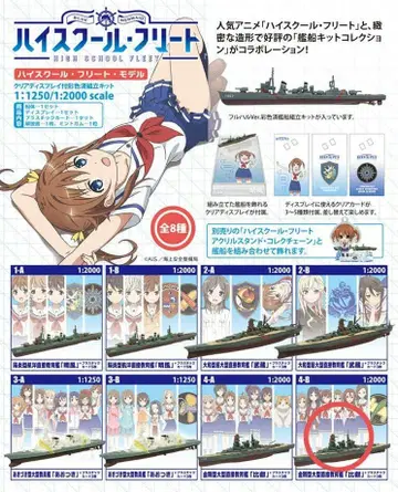 하이스쿨 프리 모델 4-B 금강형 대형 직접 교육함 [히에이]