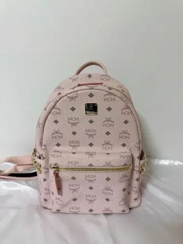 MCM 백팩 파우더 핑크 S 사이즈