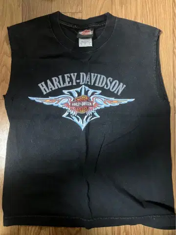 할리데이비슨 블랙 탱크탑