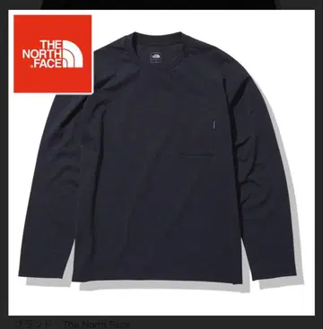 THE NORTH FACE 블랙 긴팔 티셔츠